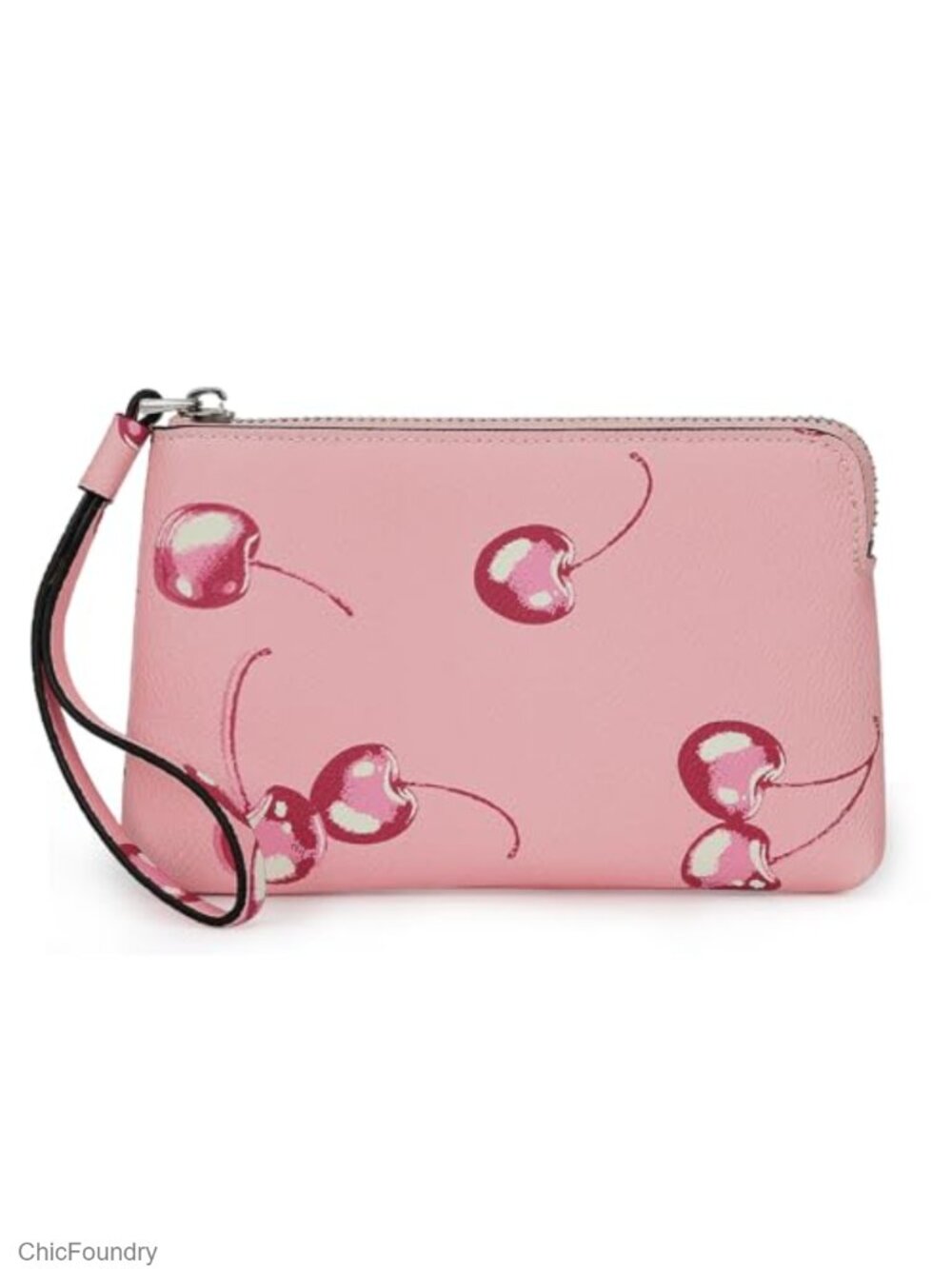 PU Leather Wristlet Wallet Small Clutch Evening Purse 3-Way Carry Women